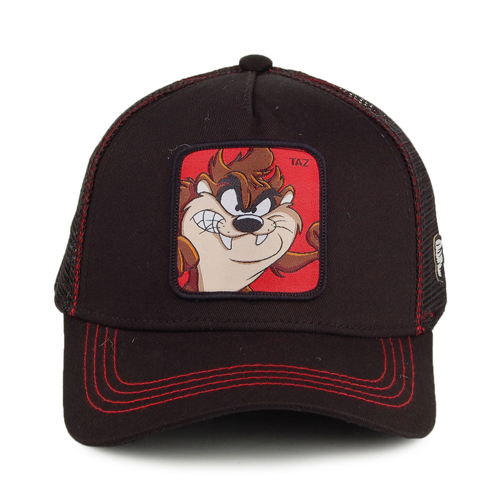 Casquette Trucker Looney Tunes Taz noir-rouge CAPSLAB