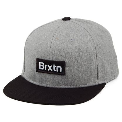 Casquette Snapback Medium Profile Gate III gris-noir BRIXTON