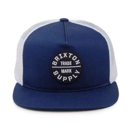 Casquette Trucker Oath III Mesh bleu-blanc BRIXTON
