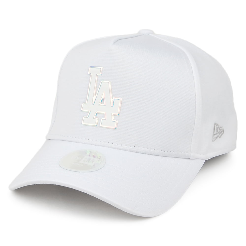 Casquette Femme A-Frame MLB Iridescent Logo L.A. Dodgers blanc NEW ERA