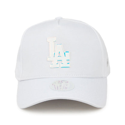 Casquette Femme A-Frame MLB Iridescent Logo L.A. Dodgers blanc NEW ERA