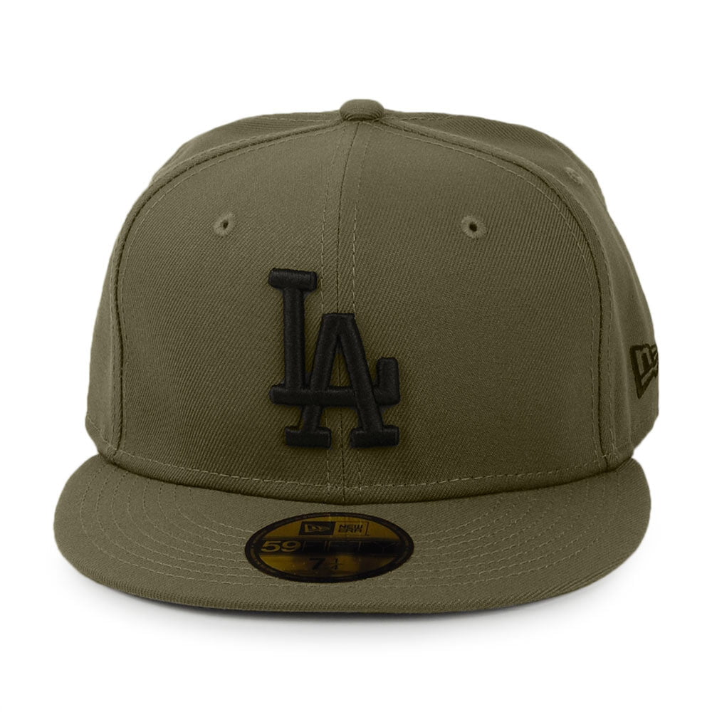 Casquette 59FIFTY MLB Essential L.A. Dodgers olive NEW ERA