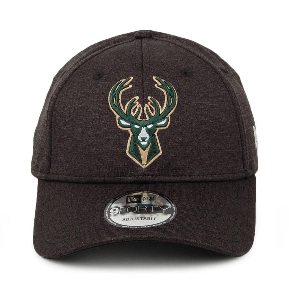 Casquette 9FORTY NBA Shadow Tech Milwaukee Bucks noir NEW ERA