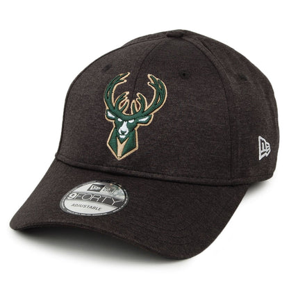 Casquette 9FORTY NBA Shadow Tech Milwaukee Bucks noir NEW ERA