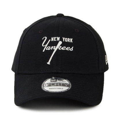 Casquette 9FORTY Vintage MLB New York Yankees noir NEW ERA