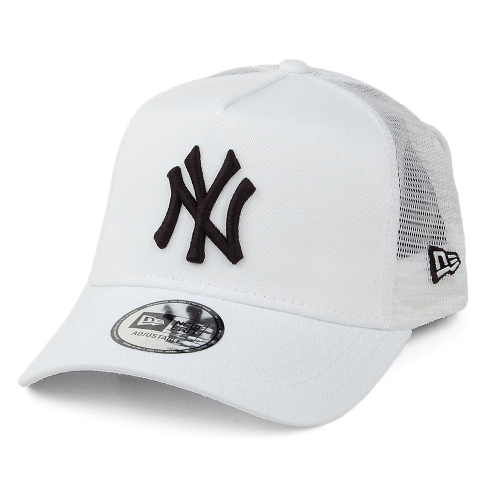 Casquette Trucker A-Frame MLB Essential New York Yankees blanc-noir NEW ERA