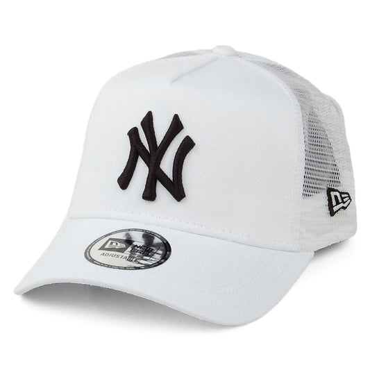 Casquette Trucker A-Frame MLB Essential New York Yankees blanc-noir NEW ERA