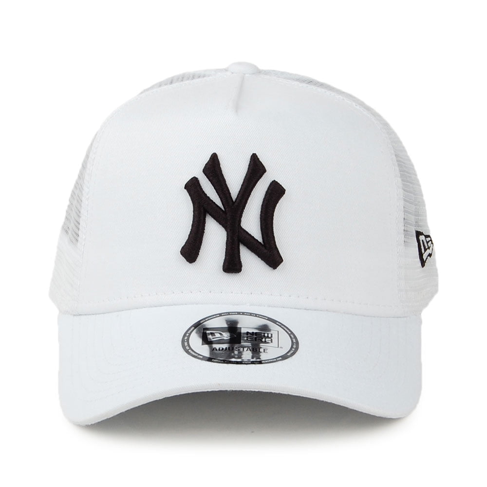 Casquette Trucker A-Frame MLB Essential New York Yankees blanc-noir NEW ERA