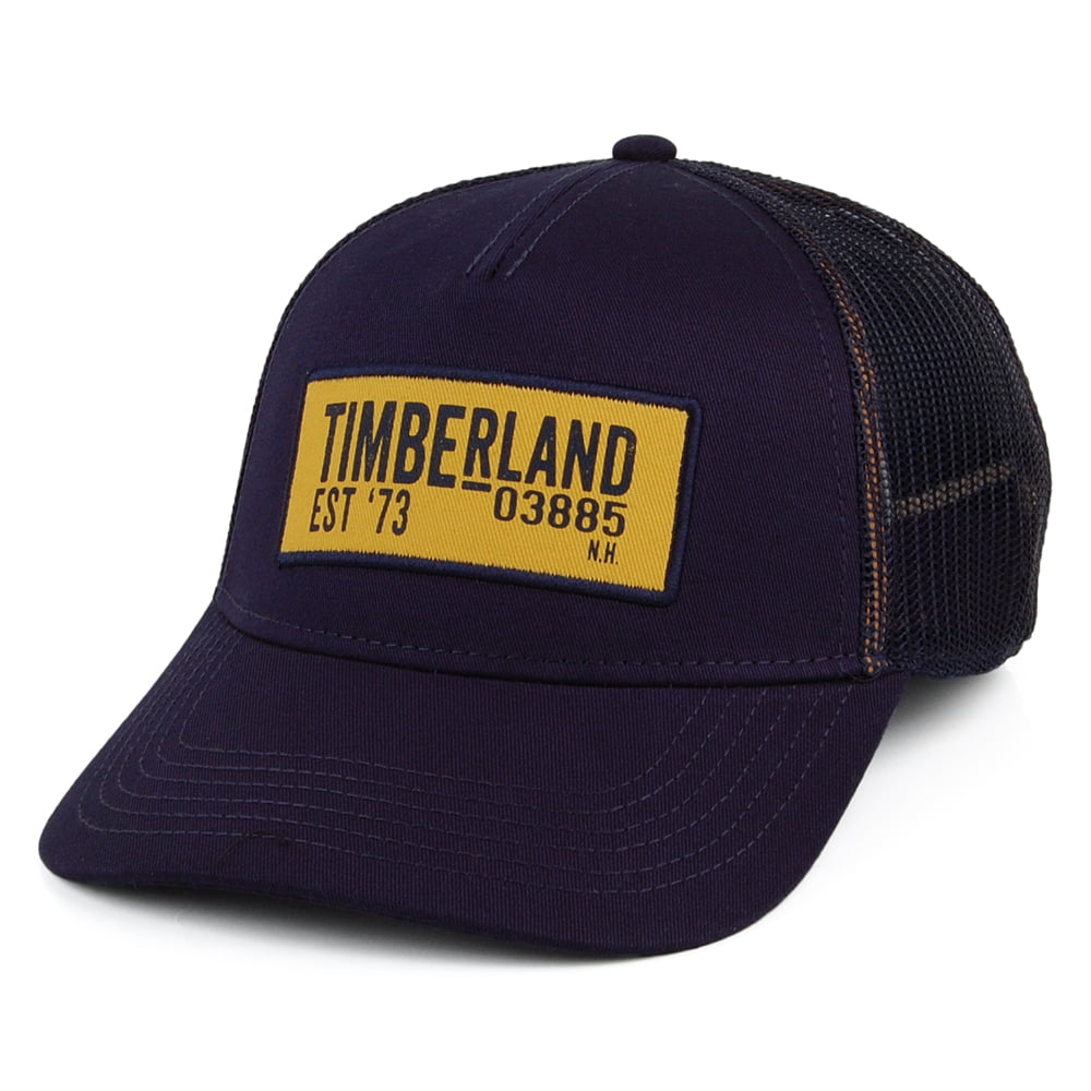 Casquette Trucker Printed Logo Patch bleu marine TIMBERLAND