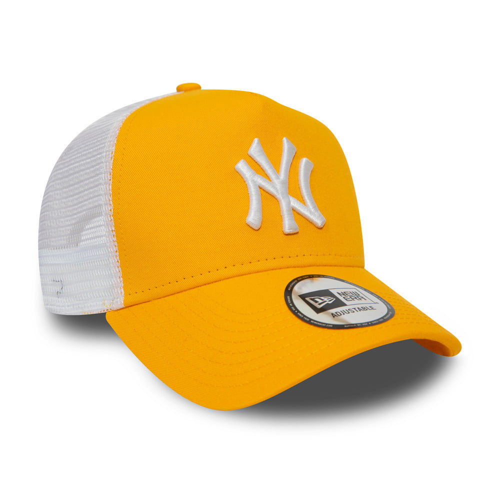 Casquette Trucker MLB League Essential New York Yankees moutarde NEW ERA