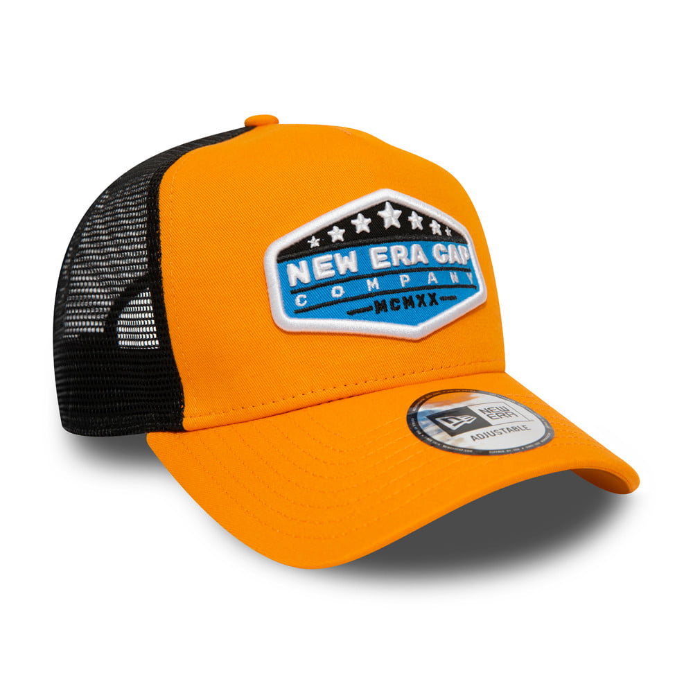 Casquette Trucker Star Patch orange NEW ERA