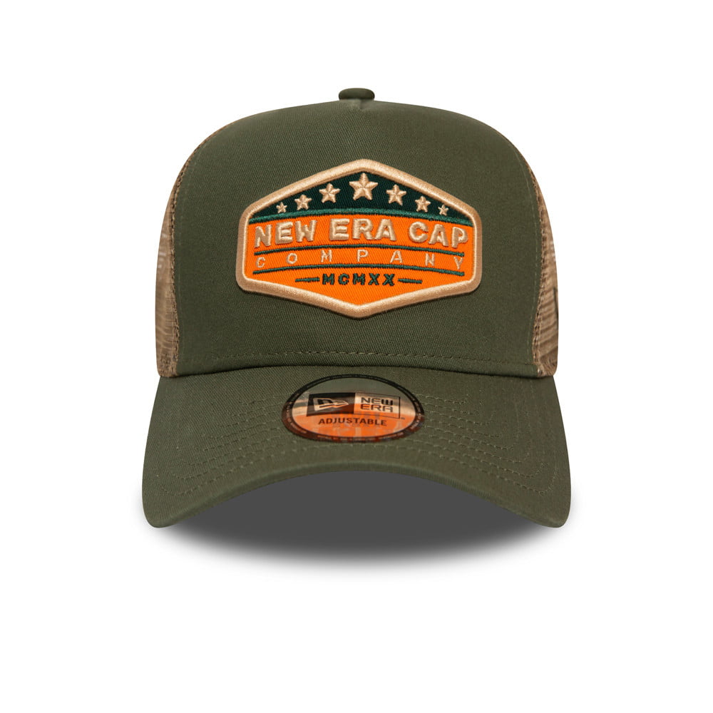 Casquette Trucker Star Patch olive NEW ERA