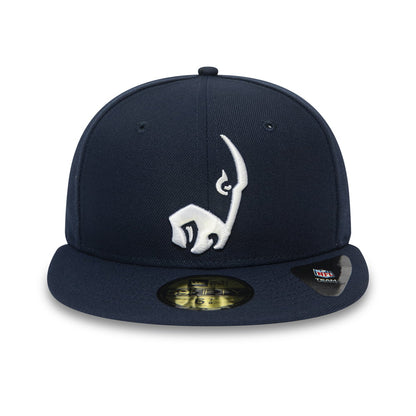 Casquette 59FIFTY NFL Team Tonal Shadow Logo Los Angeles Rams bleu marine NEW ERA