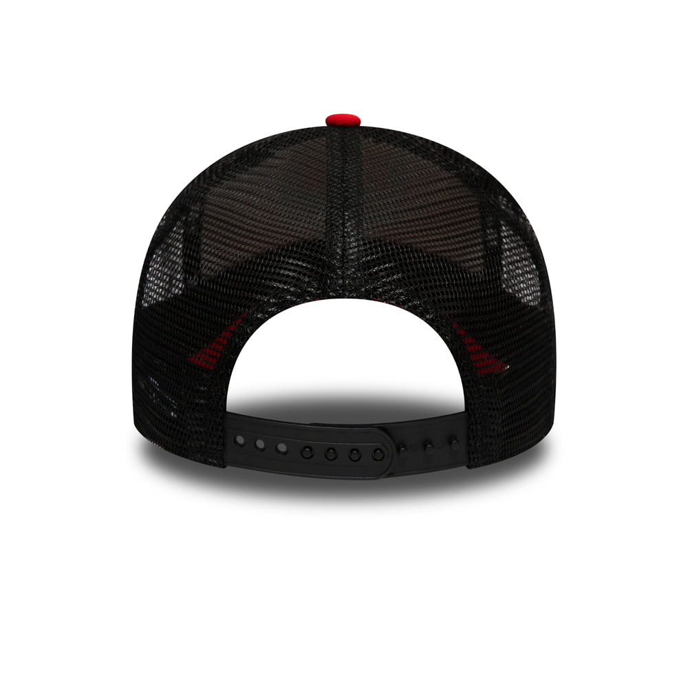 Casquette Trucker NBA Animal Print Chicago Bulls rouge NEW ERA