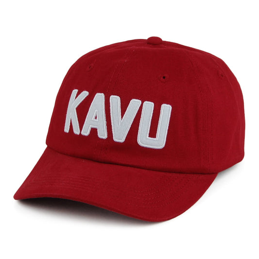 Casquette en Coton Sergé Ballard Classic rouge brique KAVU