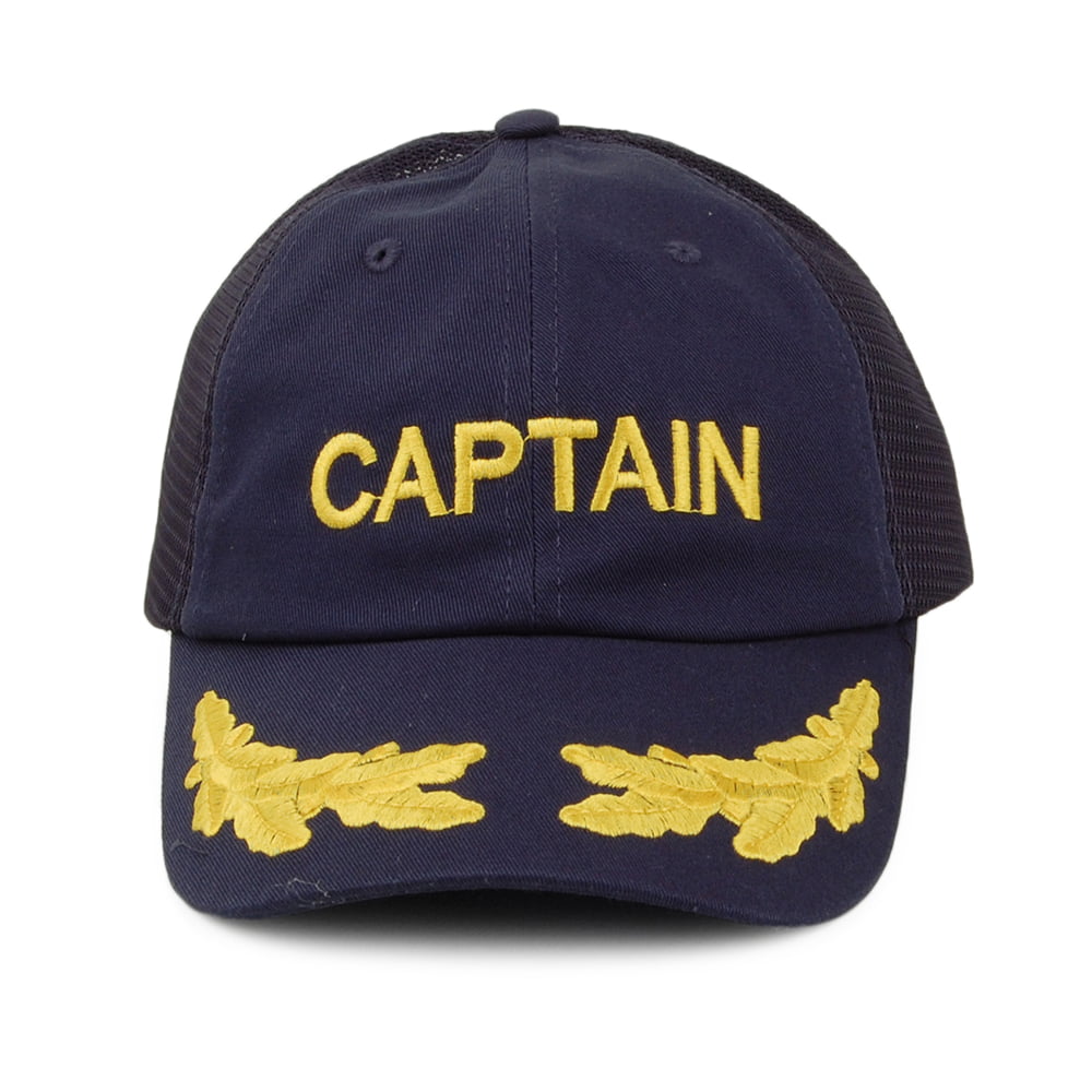 Casquette Trucker Capitaine bleu marine DORFMAN PACIFIC
