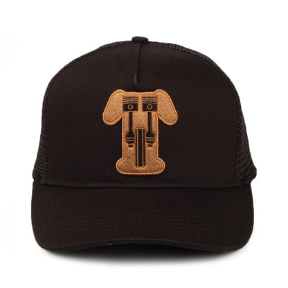 Casquette Trucker Kerosene Vintage Logo noir-doré TRIUMPH MOTORCYCLES