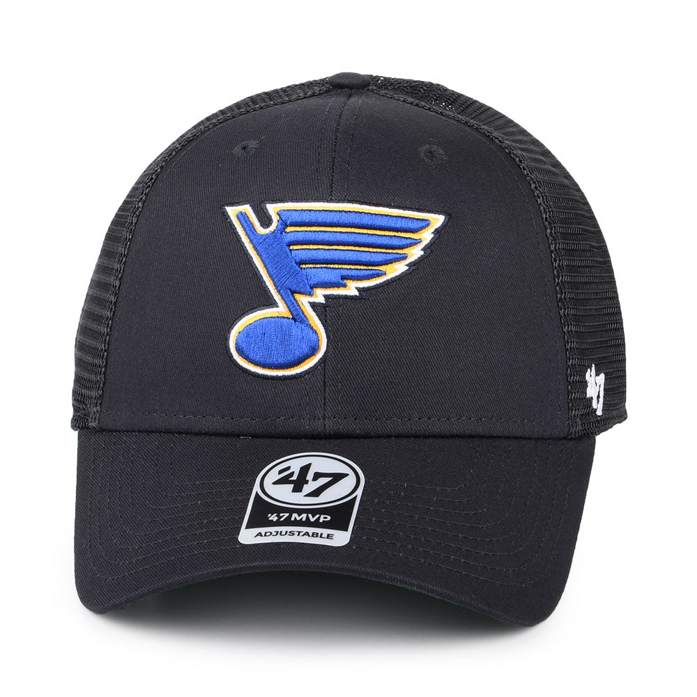 Casquette Trucker Branson MVP St Louis Blues bleu marine 47 BRAND