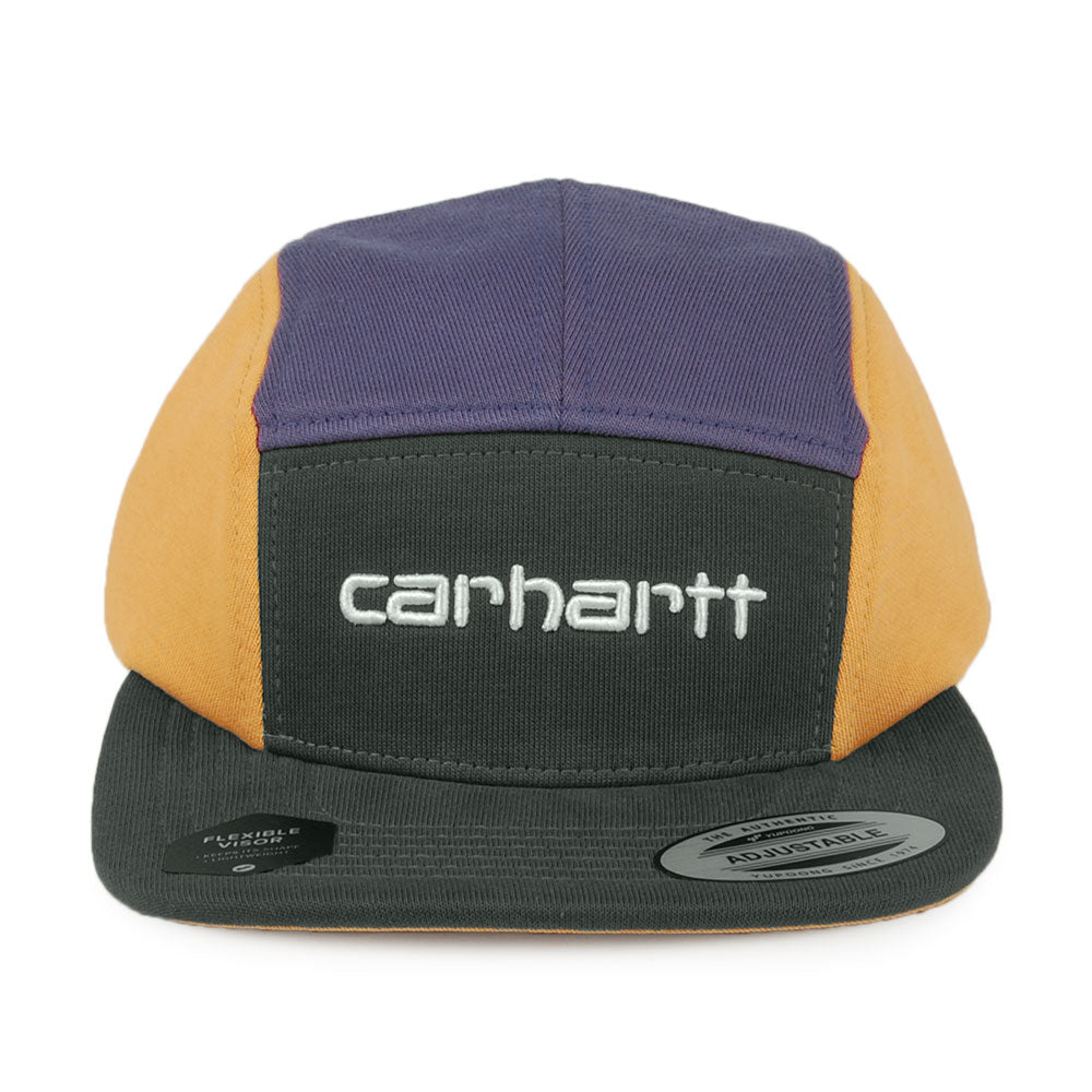 Casquette 5 Panel Tricol bleu sarcelle-jaune-violet CARHARTT WIP
