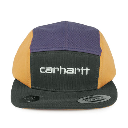 Casquette 5 Panel Tricol bleu sarcelle-jaune-violet CARHARTT WIP