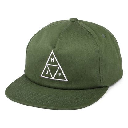 Casquette Snapback Non Structurée Triple Triangle olive HUF