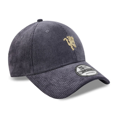 Casquette en Velours Côtelé 9FORTY Manchester United ardoise NEW ERA