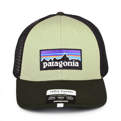 Casquette Trucker en Coton Bio LoPro P-6 Logo khaki PATAGONIA