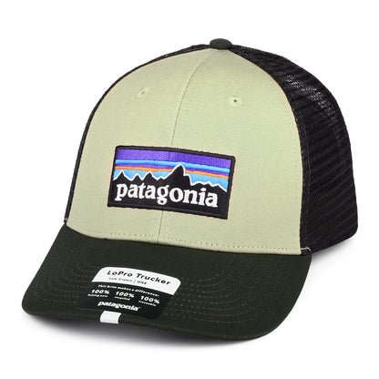 Casquette Trucker en Coton Bio LoPro P-6 Logo khaki PATAGONIA