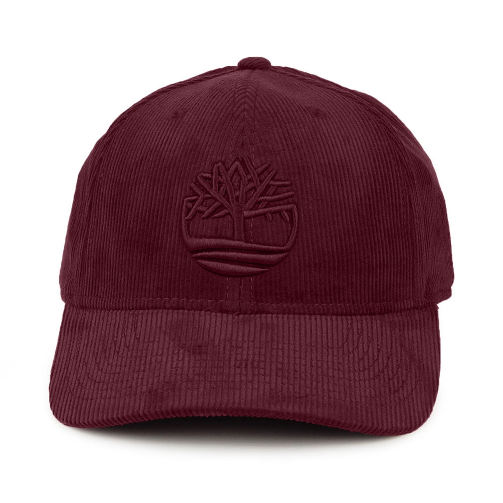 Casquette en Velours Côtelé Logo vin TIMBERLAND