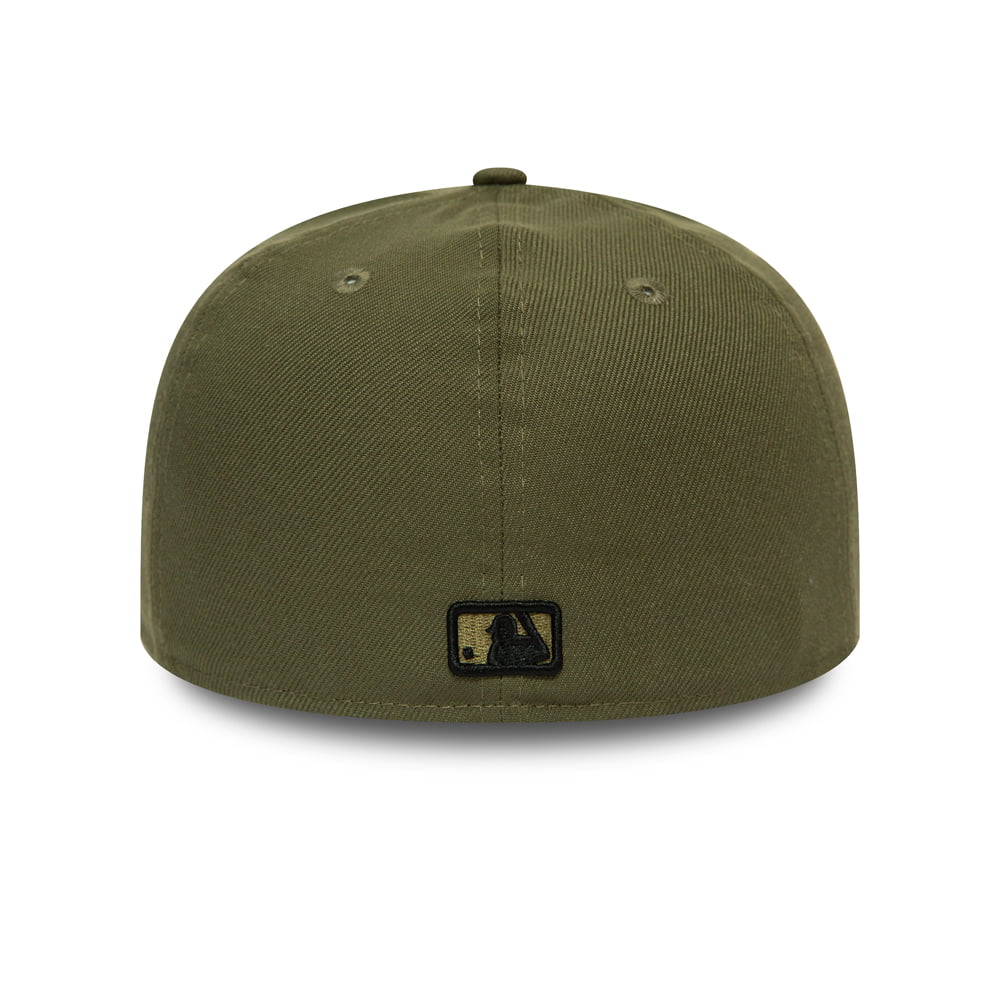 Casquette 59FIFTY League Essential New York Yankees olive-noir NEW ERA