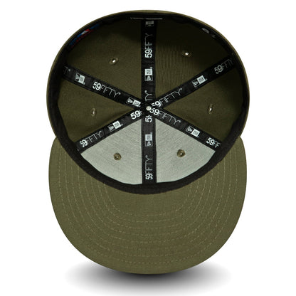 Casquette 59FIFTY League Essential New York Yankees olive-noir NEW ERA