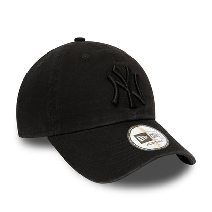 Casquette 9TWENTY MLB Washed Casual Classic New York Yankees noir NEW ERA
