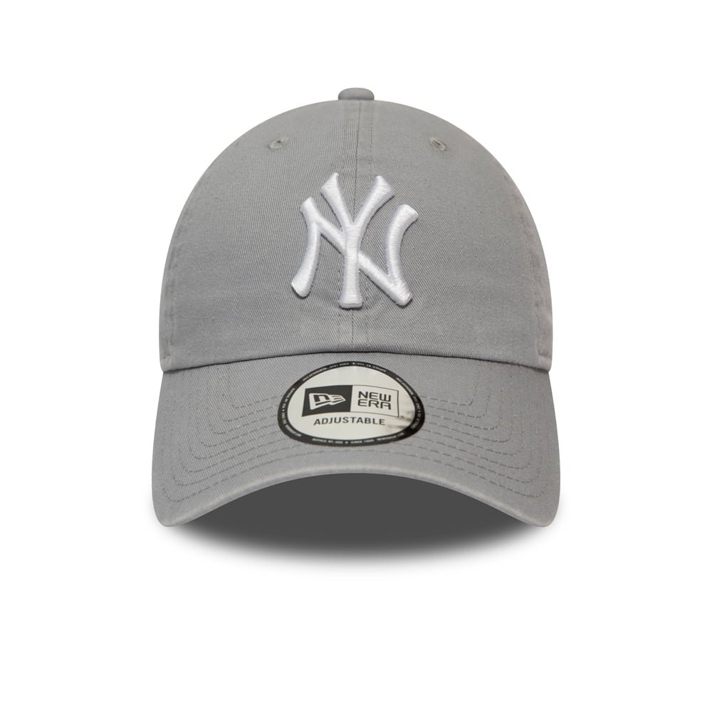 Casquette 9TWENTY MLB Washed Casual Classic New York Yankees gris NEW ERA