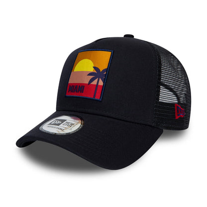 Casquette Trucker Miami Location bleu marine NEW ERA