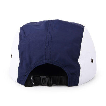 Casquette 5 Panel Colorblock bleu marine-vert THE QUIET LIFE
