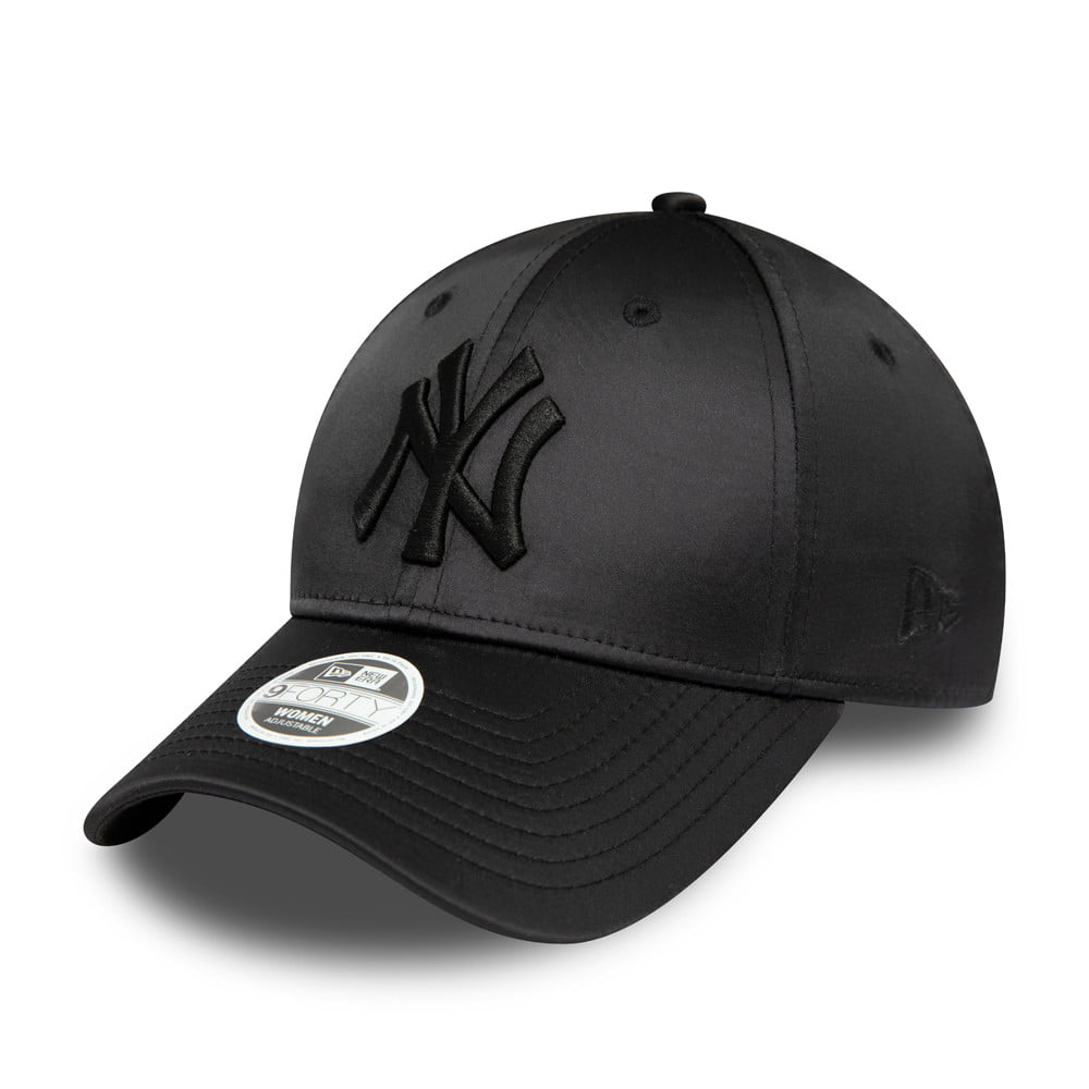 Casquette Femme 9FORTY MLB Satin New York Yankees noir NEW ERA