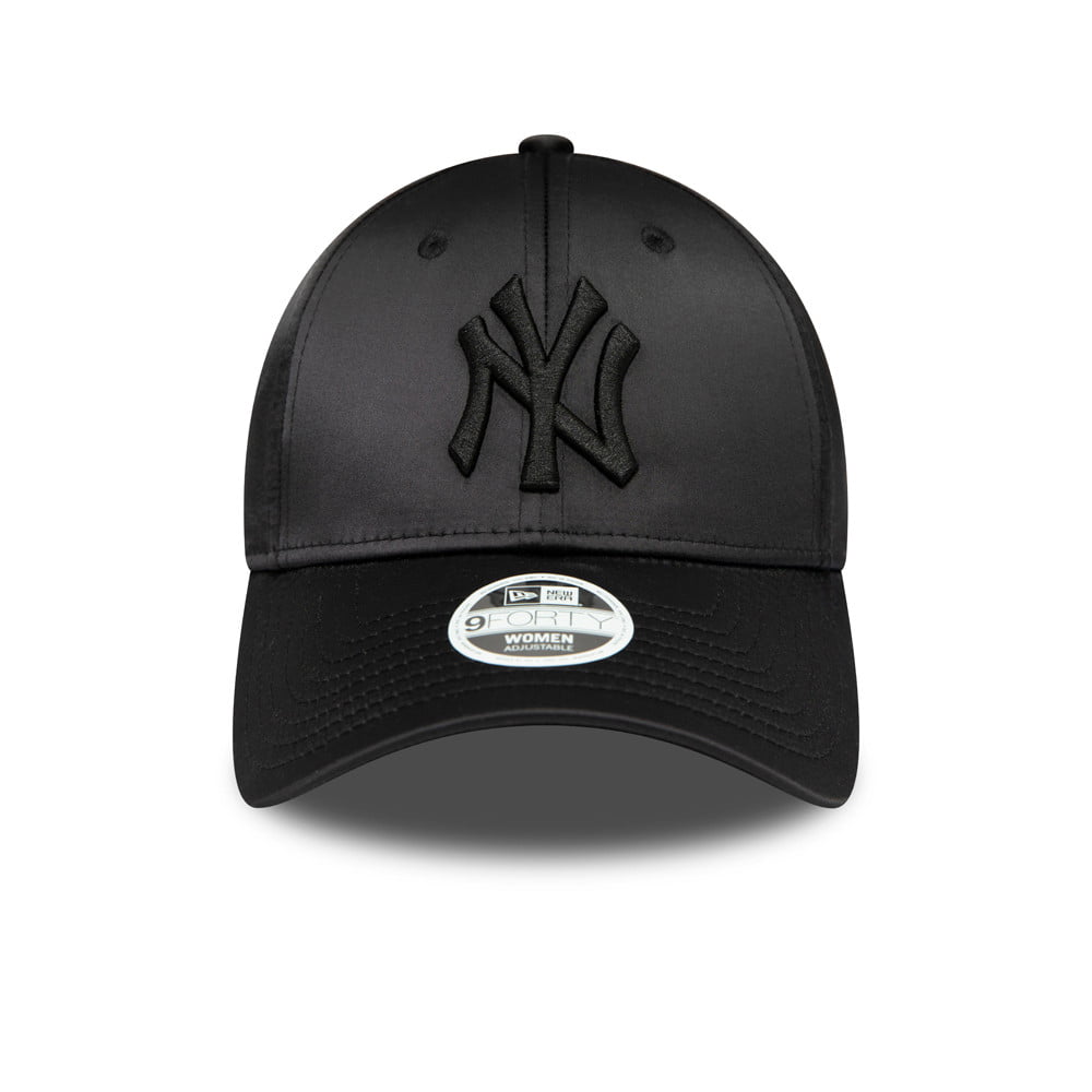 Casquette Femme 9FORTY MLB Satin New York Yankees noir NEW ERA