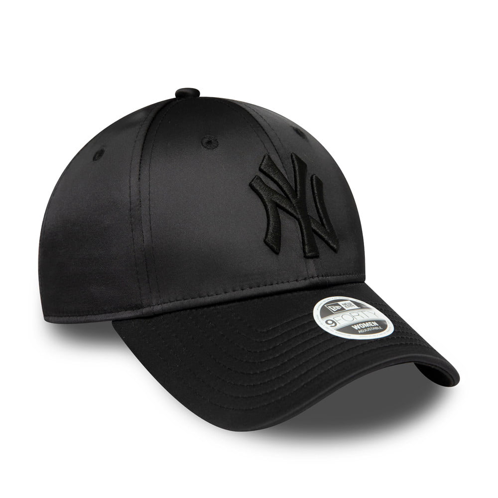 Casquette Femme 9FORTY MLB Satin New York Yankees noir NEW ERA
