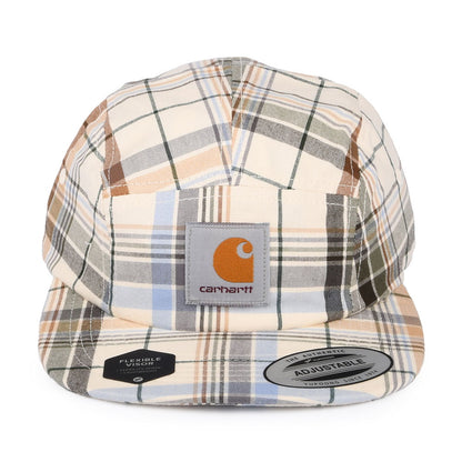 Casquette 5 Panel à Carreaux Vilay naturel CARHARTT WIP