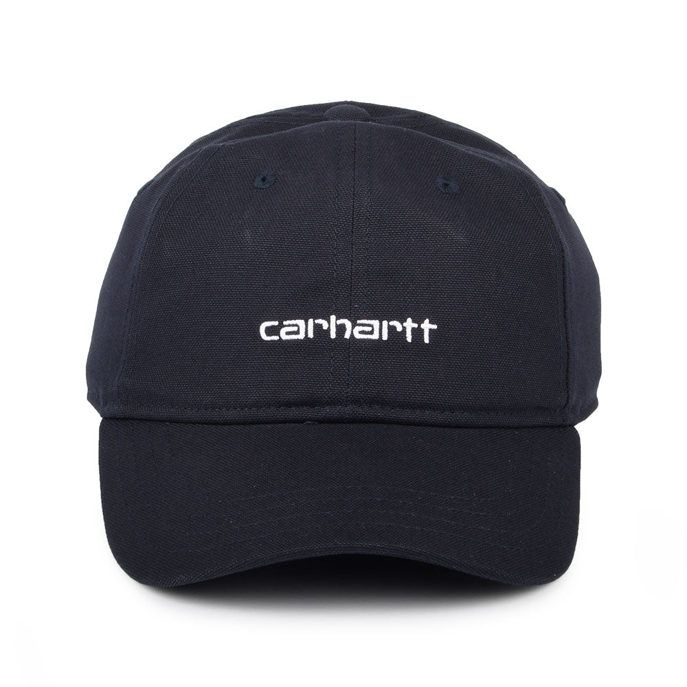 Casquette en Toile de Coton Script bleu marine foncé CARHARTT WIP