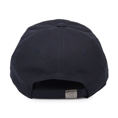 Casquette en Toile de Coton Script bleu marine foncé CARHARTT WIP