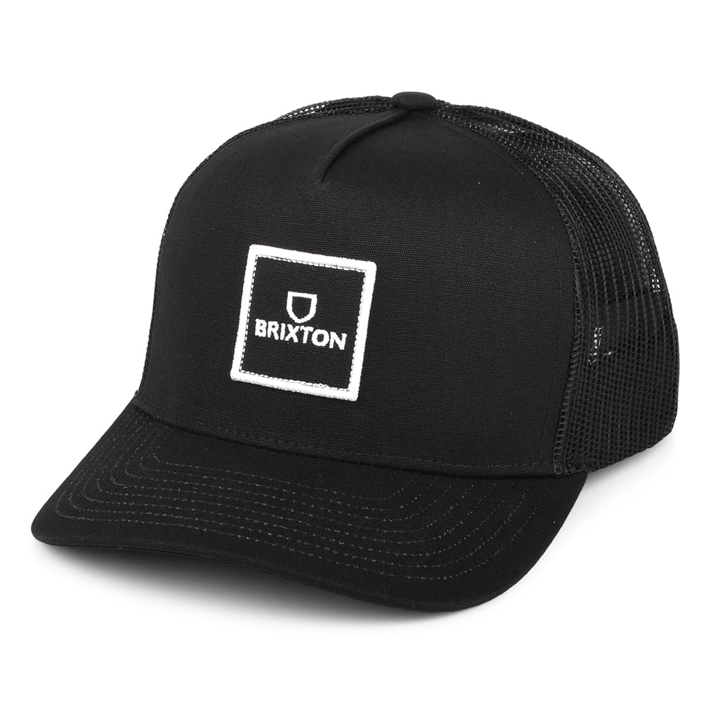 Casquette Trucker Alpha Block NetPlus MP noir BRIXTON