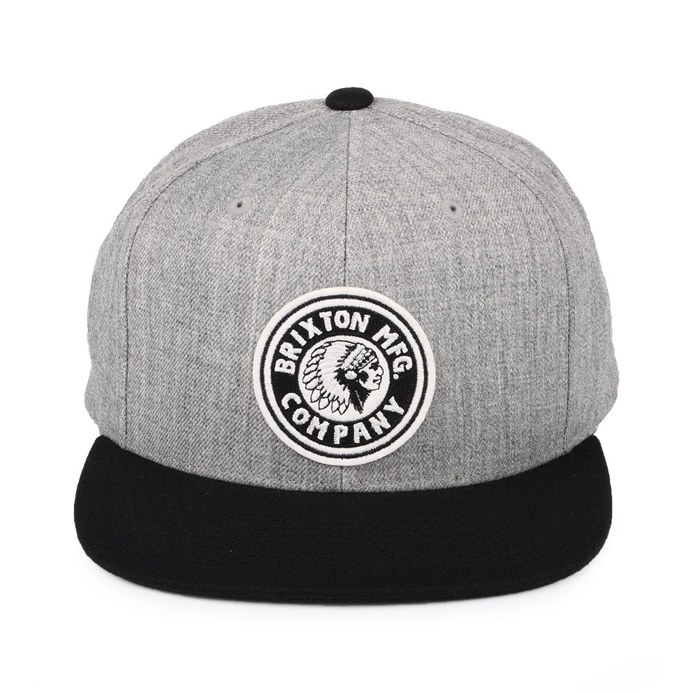Casquette Snapback Rival MP gris chiné-noir BRIXTON