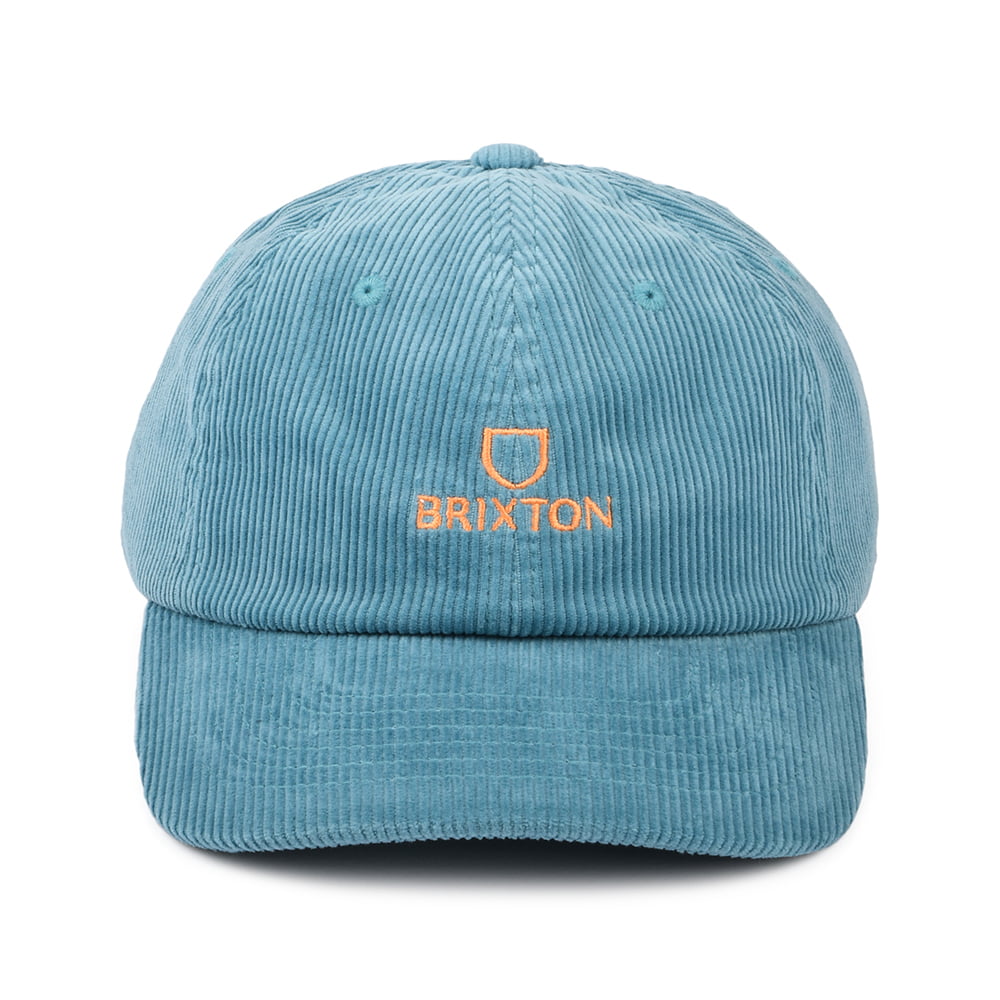 Casquette en Velours Côtelé Alpha LP bleu clair BRIXTON