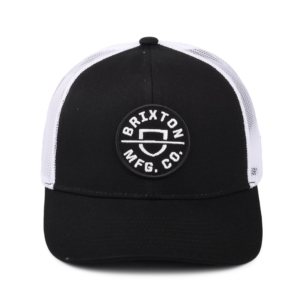 Casquette Trucker Crest NetPlus MP noir-blanc BRIXTON