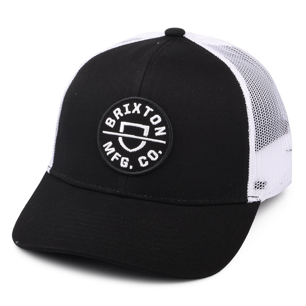Casquette Trucker Crest NetPlus MP noir-blanc BRIXTON