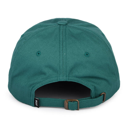 Casquette à Visière Incurvée en Coton Original Logo vert aqua HUF