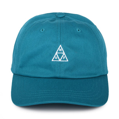 Casquette à Visière Incurvée Mini Triple Triangle bleu sarcelle HUF