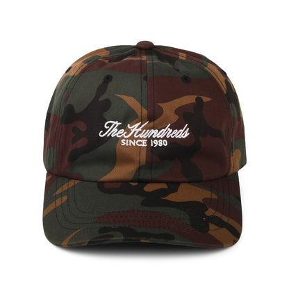 Casquette Strapback Rich en Coton Sergé forêt THE HUNDREDS