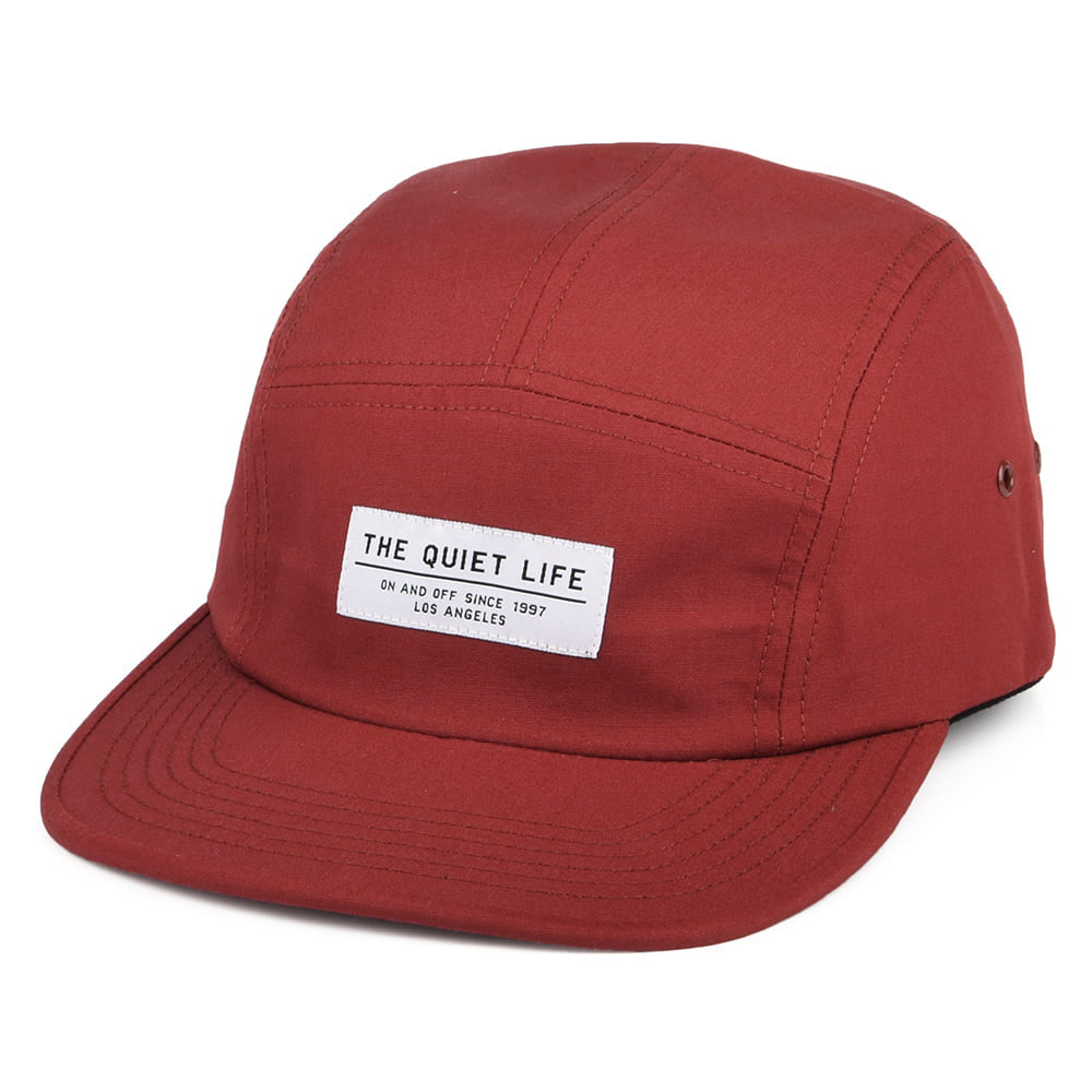 Casquette 5 Panel Foundation rouge brique THE QUIET LIFE